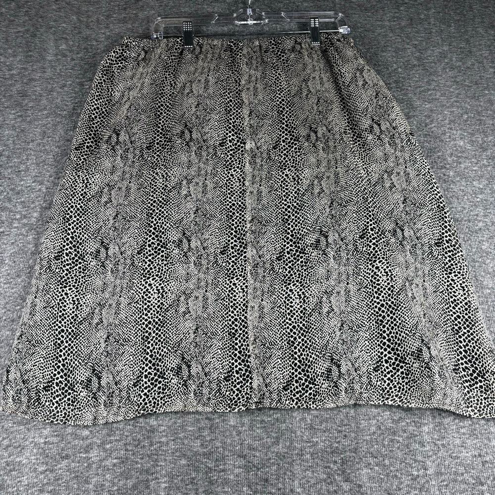 New York City Design Co. Silk Vintage Snake Print Skirt Size 1X